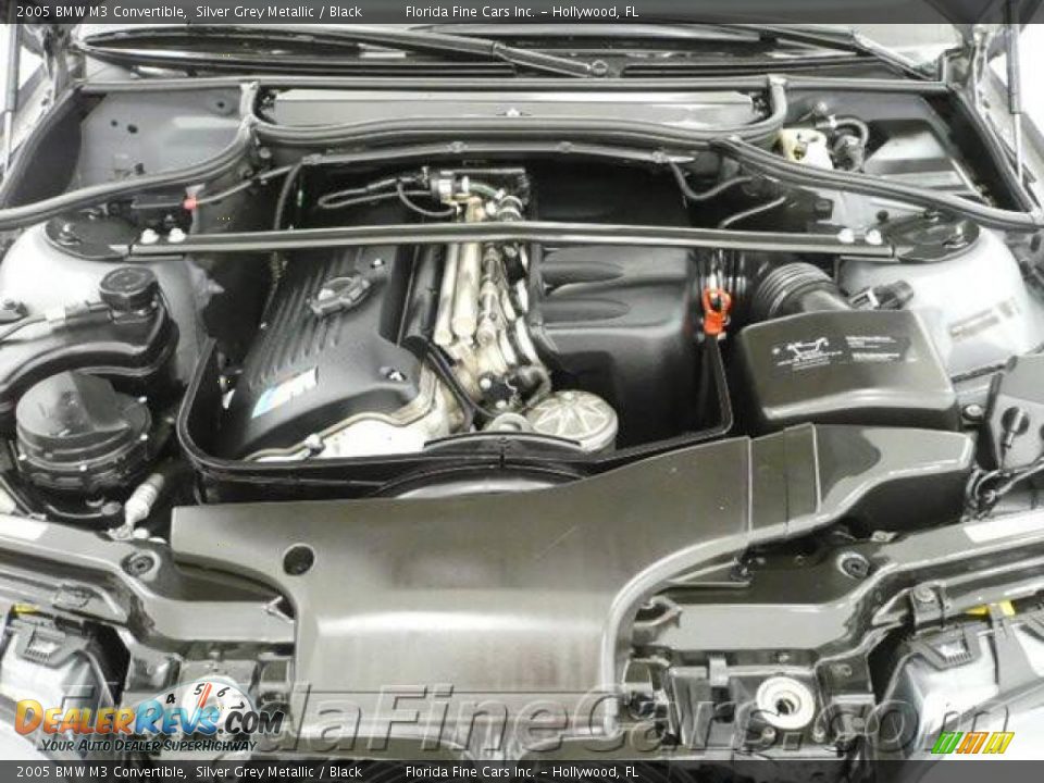 2005 BMW M3 Convertible Silver Grey Metallic / Black Photo #10