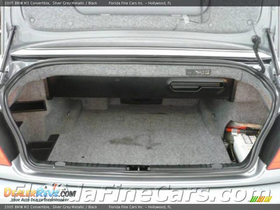 2005 BMW M3 Convertible Silver Grey Metallic / Black Photo #11