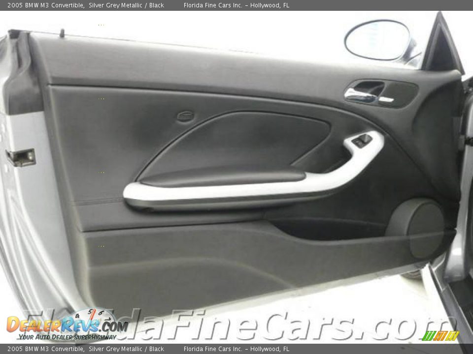 2005 BMW M3 Convertible Silver Grey Metallic / Black Photo #12