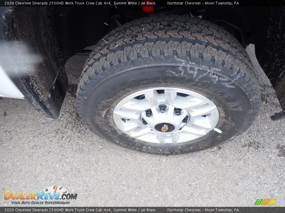 2020 Chevrolet Silverado 2500HD Work Truck Crew Cab 4x4 Summit White / Jet Black Photo #9