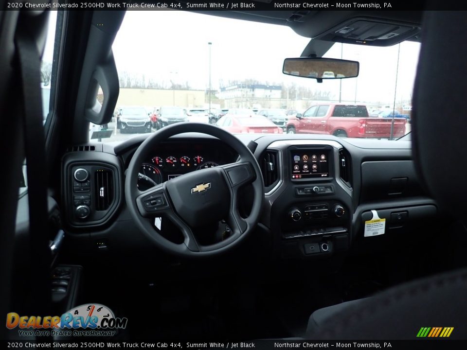 2020 Chevrolet Silverado 2500HD Work Truck Crew Cab 4x4 Summit White / Jet Black Photo #14