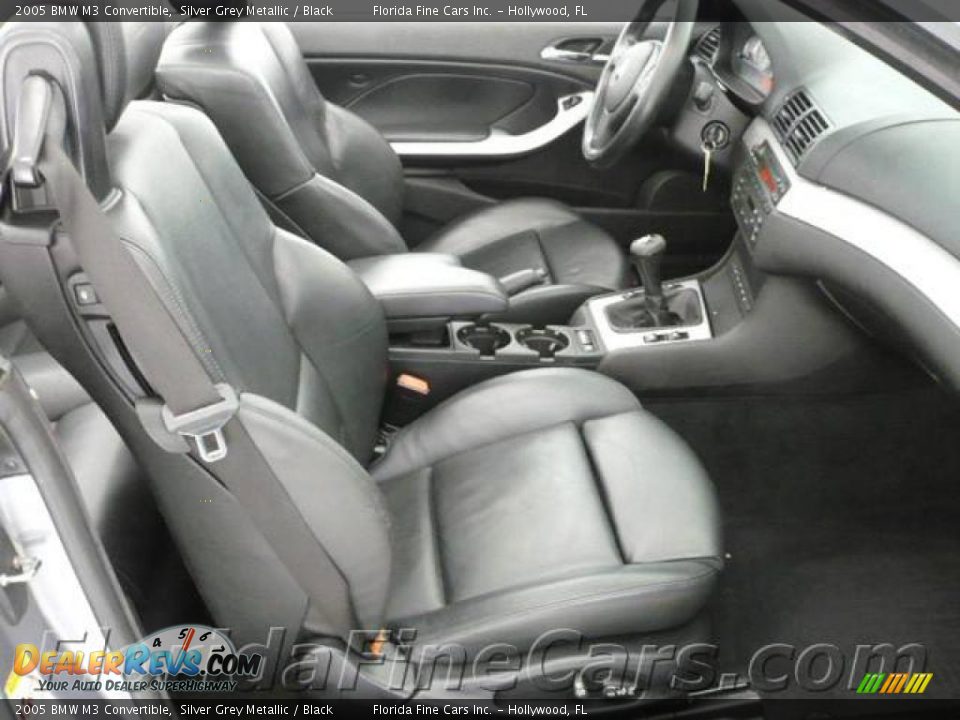 2005 BMW M3 Convertible Silver Grey Metallic / Black Photo #14