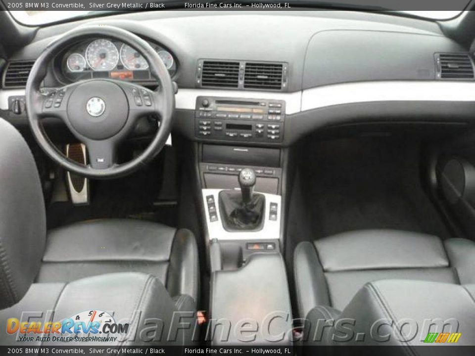 2005 BMW M3 Convertible Silver Grey Metallic / Black Photo #16