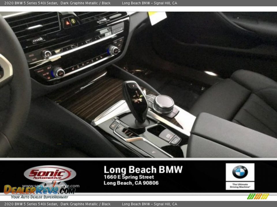 2020 BMW 5 Series 540i Sedan Dark Graphite Metallic / Black Photo #6