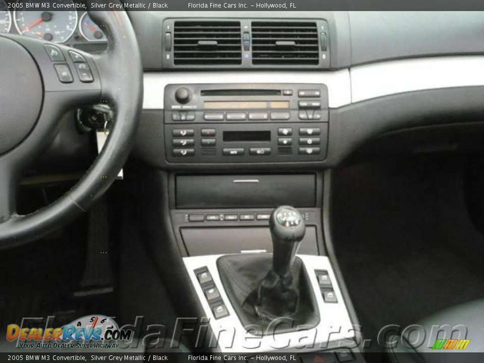 2005 BMW M3 Convertible Silver Grey Metallic / Black Photo #18