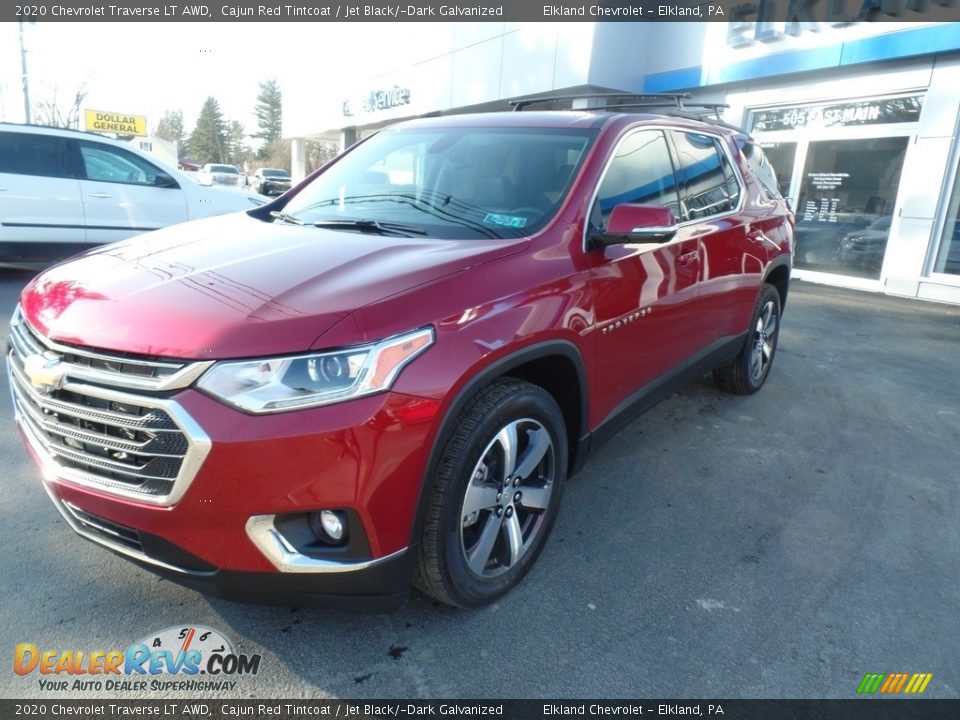 2020 Chevrolet Traverse LT AWD Cajun Red Tintcoat / Jet Black/­Dark Galvanized Photo #2