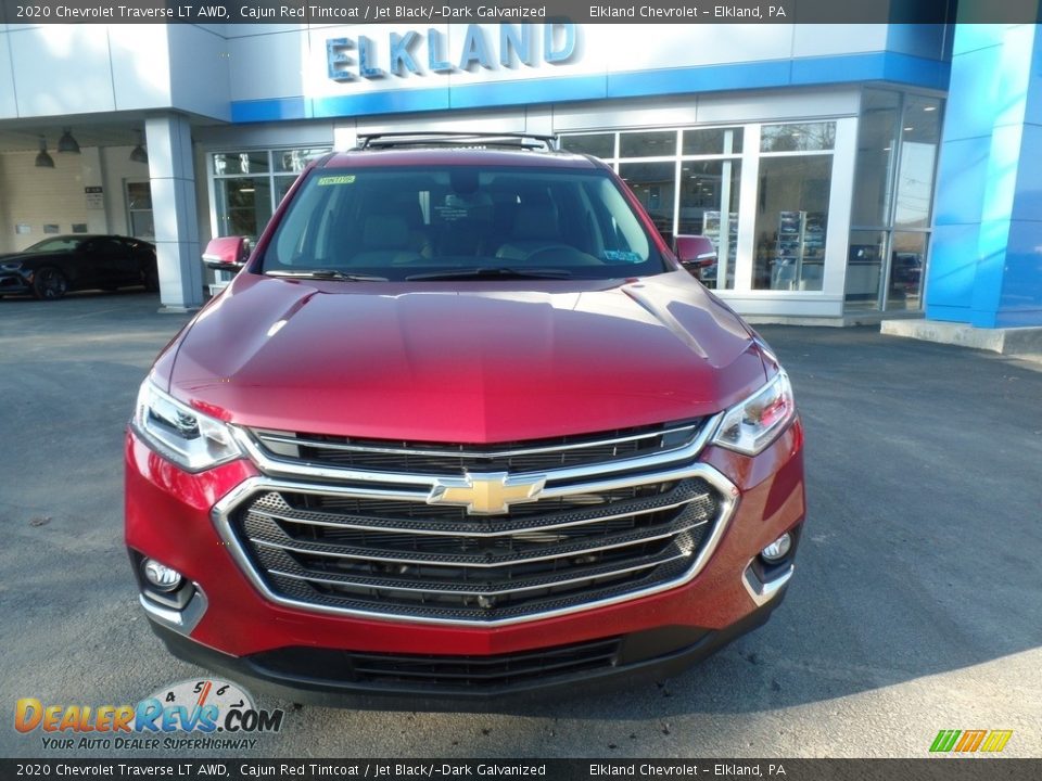 2020 Chevrolet Traverse LT AWD Cajun Red Tintcoat / Jet Black/­Dark Galvanized Photo #3
