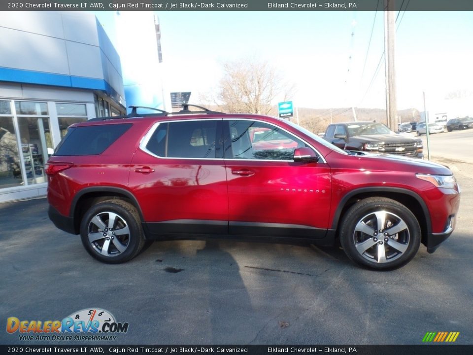 2020 Chevrolet Traverse LT AWD Cajun Red Tintcoat / Jet Black/­Dark Galvanized Photo #6