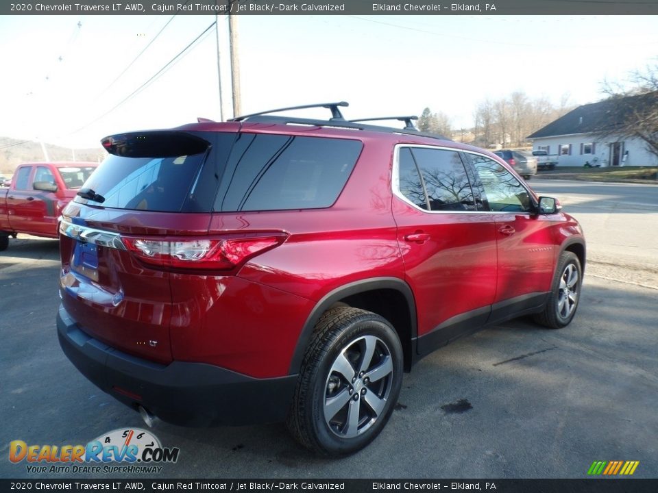 2020 Chevrolet Traverse LT AWD Cajun Red Tintcoat / Jet Black/­Dark Galvanized Photo #7