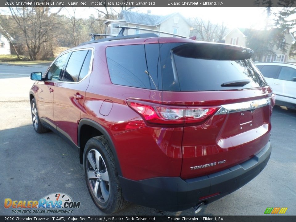 2020 Chevrolet Traverse LT AWD Cajun Red Tintcoat / Jet Black/­Dark Galvanized Photo #9