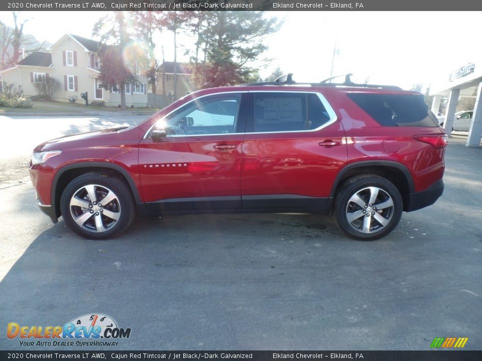 2020 Chevrolet Traverse LT AWD Cajun Red Tintcoat / Jet Black/­Dark Galvanized Photo #10