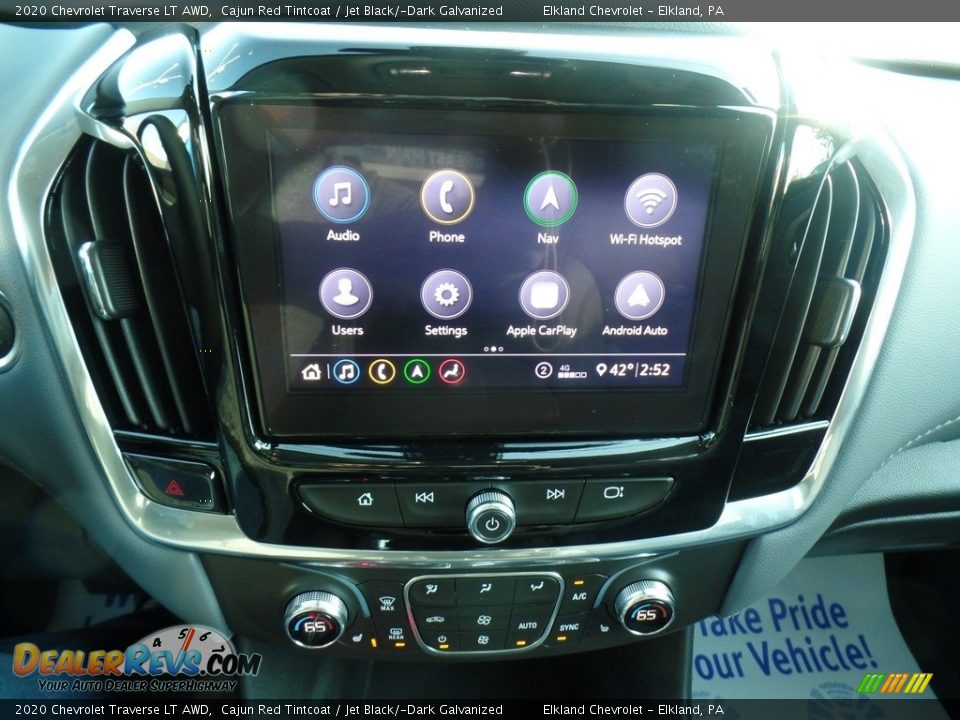 2020 Chevrolet Traverse LT AWD Cajun Red Tintcoat / Jet Black/­Dark Galvanized Photo #25