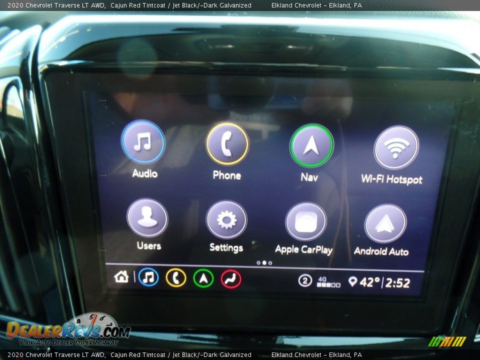 2020 Chevrolet Traverse LT AWD Cajun Red Tintcoat / Jet Black/­Dark Galvanized Photo #26
