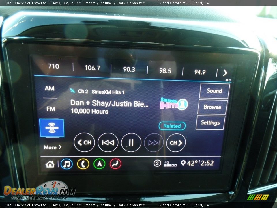 2020 Chevrolet Traverse LT AWD Cajun Red Tintcoat / Jet Black/­Dark Galvanized Photo #27