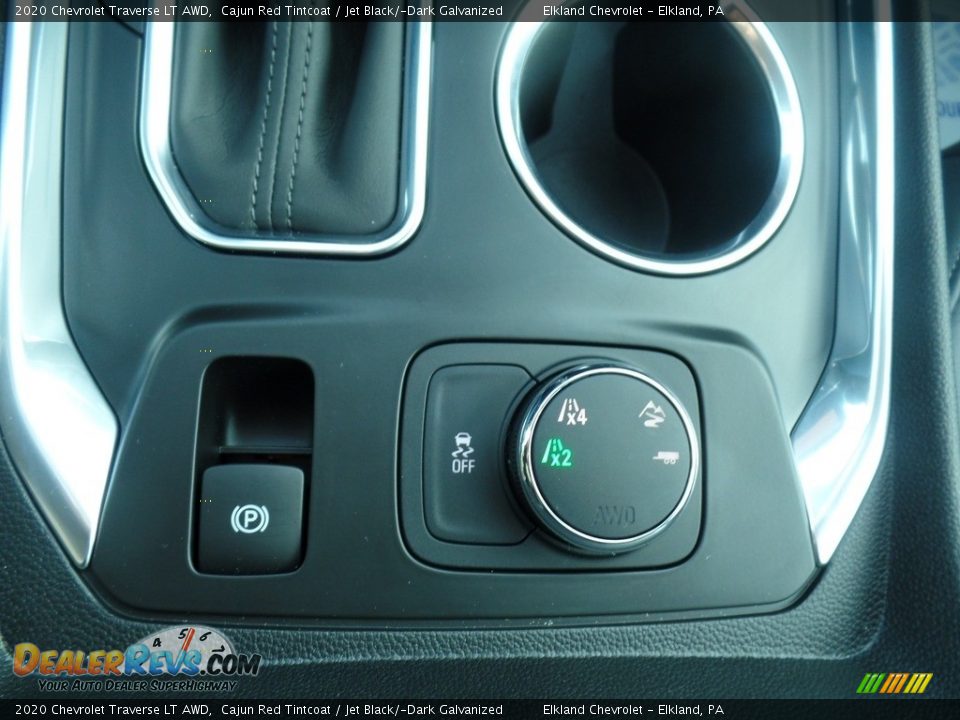 2020 Chevrolet Traverse LT AWD Cajun Red Tintcoat / Jet Black/­Dark Galvanized Photo #35