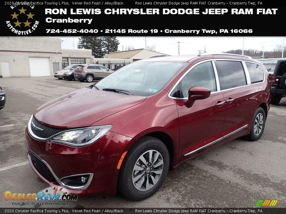 2020 Chrysler Pacifica Touring L Plus Velvet Red Pearl / Alloy/Black Photo #1