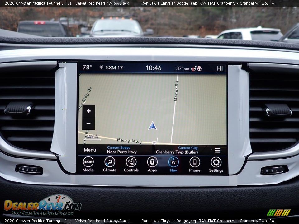 2020 Chrysler Pacifica Touring L Plus Velvet Red Pearl / Alloy/Black Photo #18