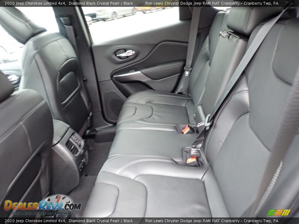2020 Jeep Cherokee Limited 4x4 Diamond Black Crystal Pearl / Black Photo #13