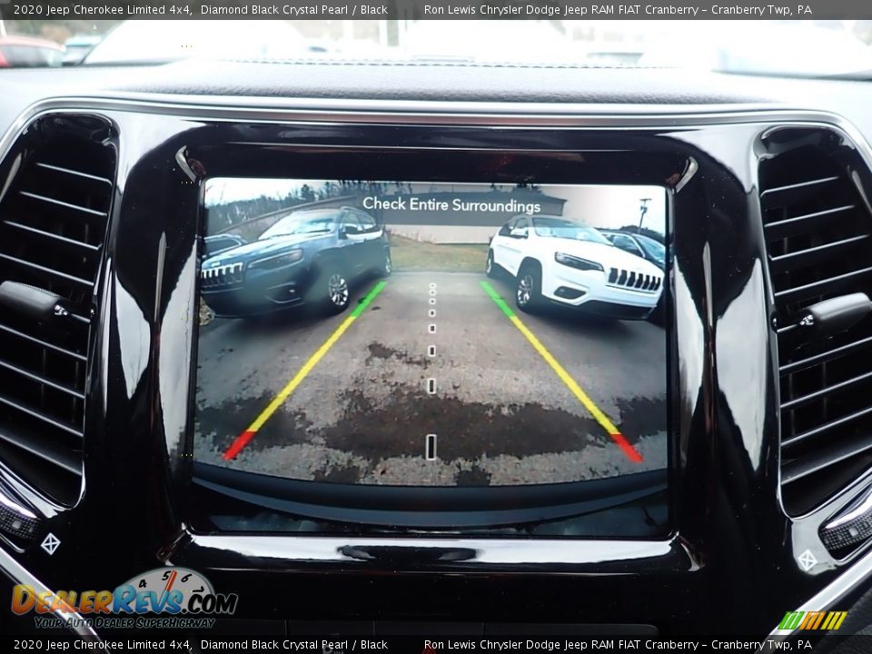 2020 Jeep Cherokee Limited 4x4 Diamond Black Crystal Pearl / Black Photo #20