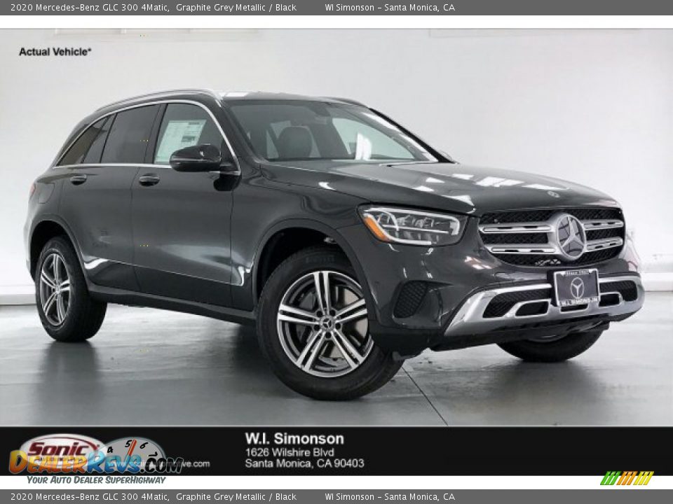 2020 Mercedes-Benz GLC 300 4Matic Graphite Grey Metallic / Black Photo #1