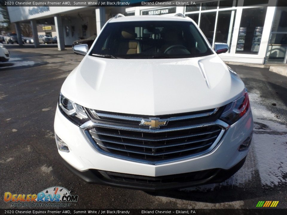 2020 Chevrolet Equinox Premier AWD Summit White / Jet Black/Brandy Photo #2