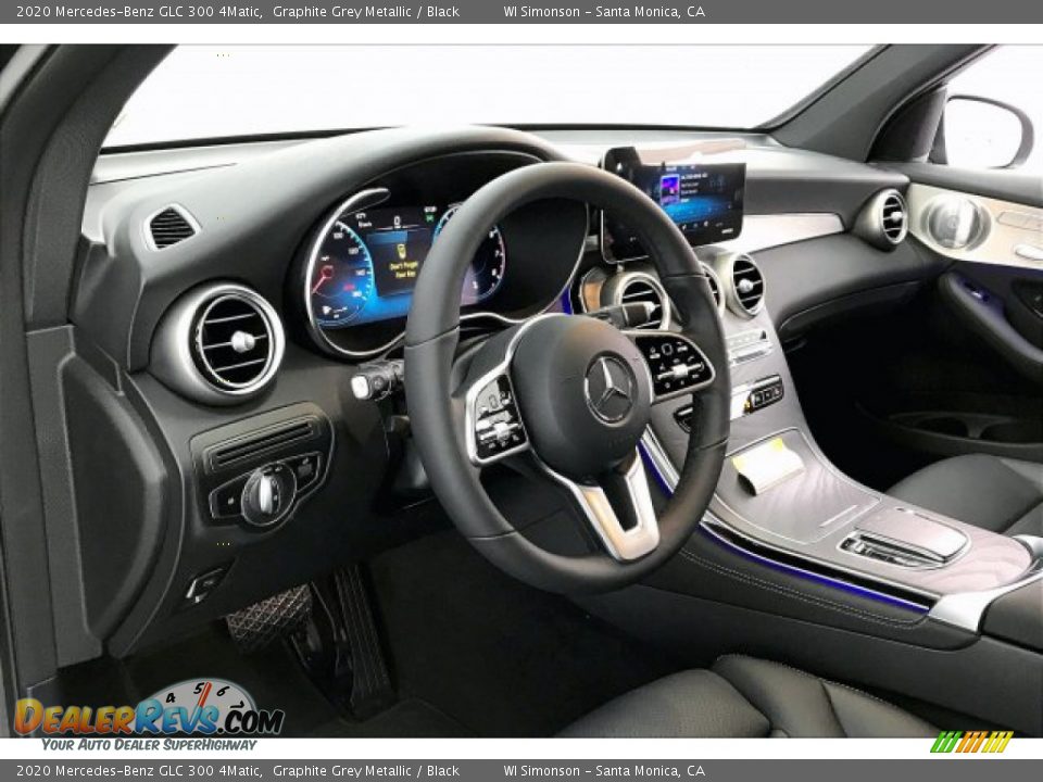 2020 Mercedes-Benz GLC 300 4Matic Graphite Grey Metallic / Black Photo #4