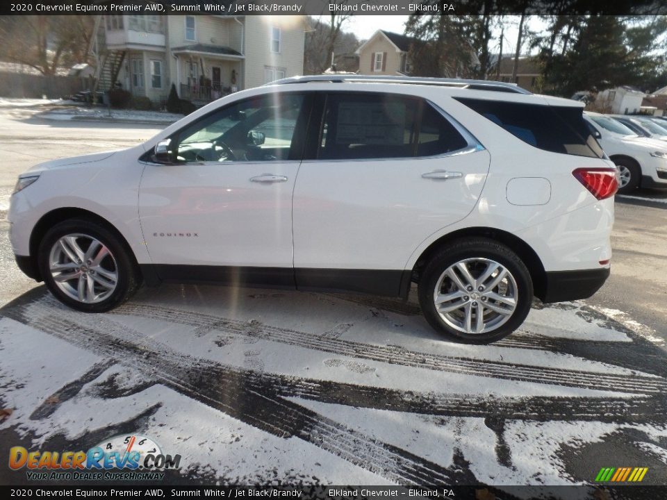 2020 Chevrolet Equinox Premier AWD Summit White / Jet Black/Brandy Photo #4