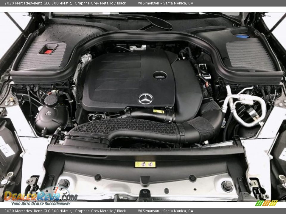2020 Mercedes-Benz GLC 300 4Matic Graphite Grey Metallic / Black Photo #8