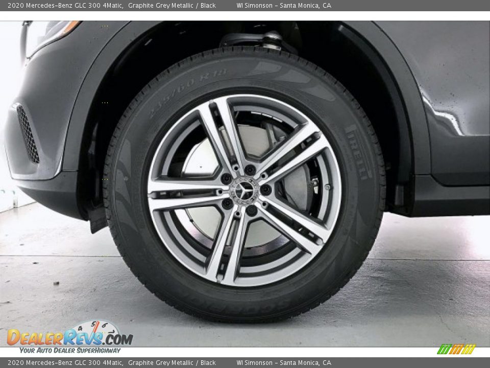 2020 Mercedes-Benz GLC 300 4Matic Graphite Grey Metallic / Black Photo #9