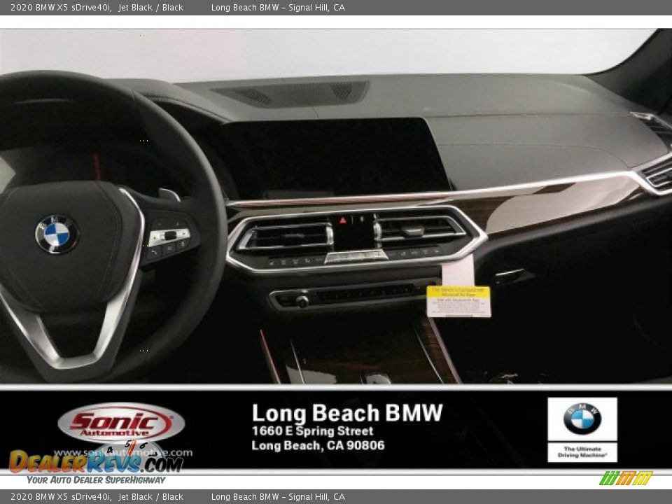 2020 BMW X5 sDrive40i Jet Black / Black Photo #5