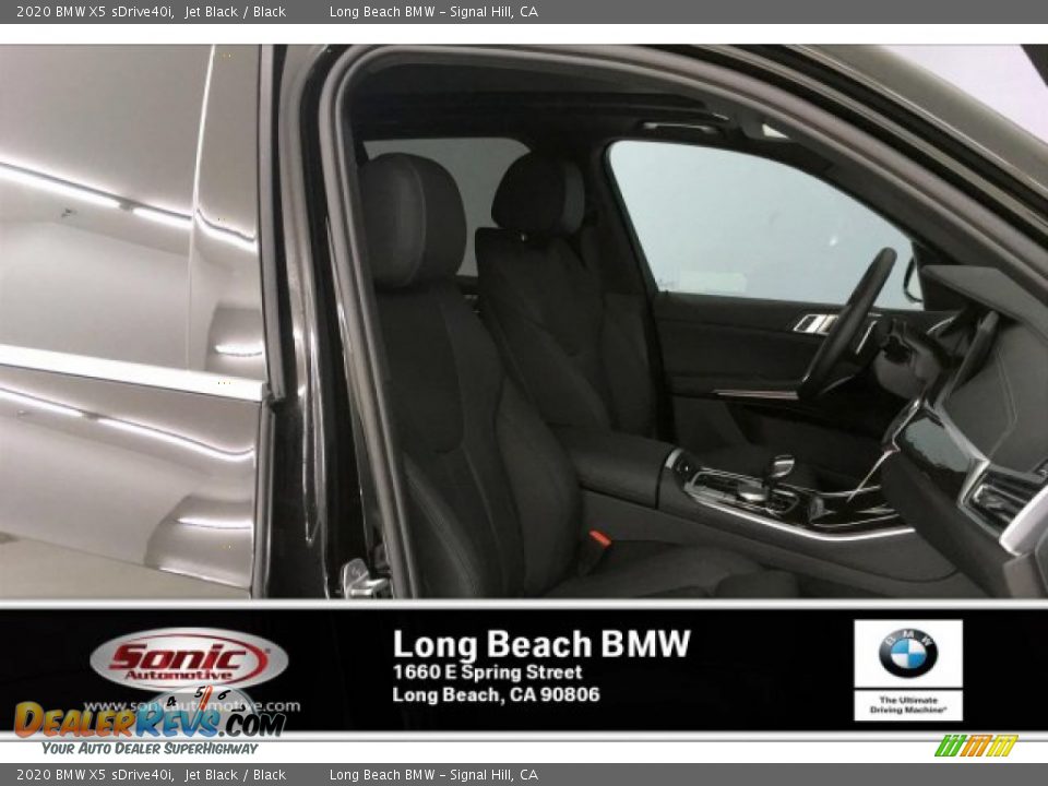 2020 BMW X5 sDrive40i Jet Black / Black Photo #7