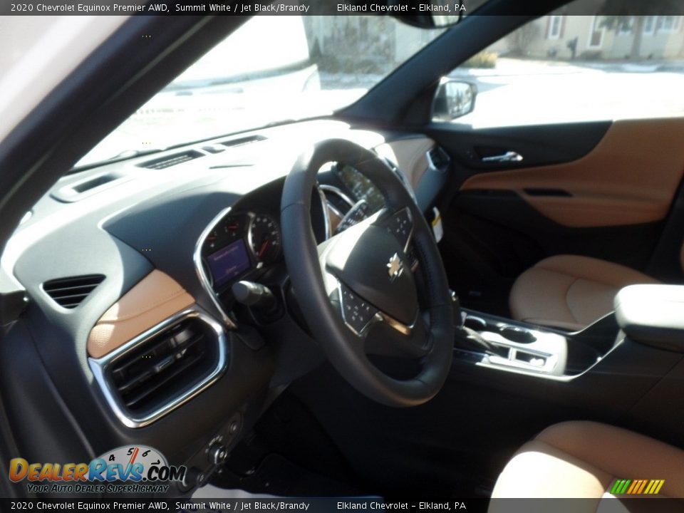 2020 Chevrolet Equinox Premier AWD Summit White / Jet Black/Brandy Photo #17