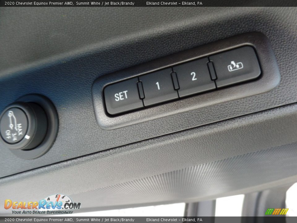 2020 Chevrolet Equinox Premier AWD Summit White / Jet Black/Brandy Photo #19