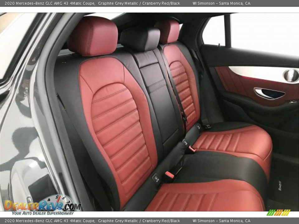 2020 Mercedes-Benz GLC AMG 43 4Matic Coupe Graphite Grey Metallic / Cranberry Red/Black Photo #13