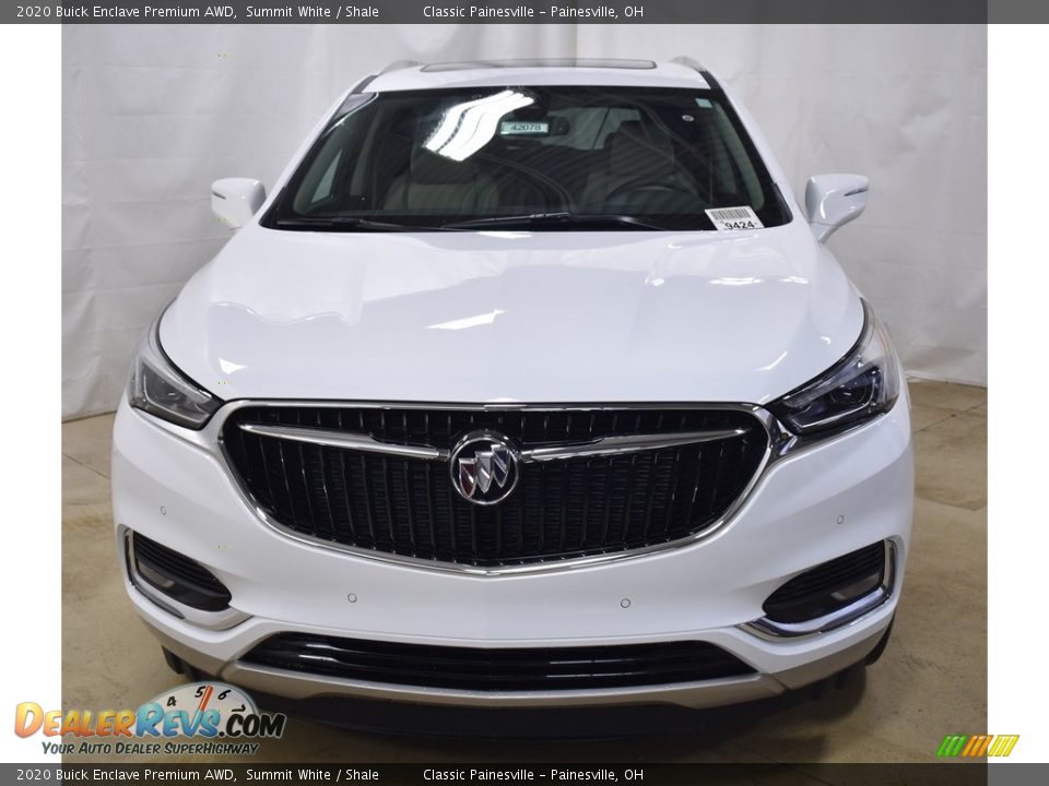 2020 Buick Enclave Premium AWD Summit White / Shale Photo #12