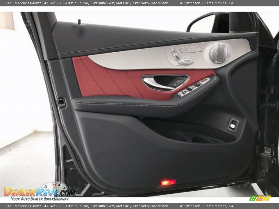2020 Mercedes-Benz GLC AMG 43 4Matic Coupe Graphite Grey Metallic / Cranberry Red/Black Photo #25