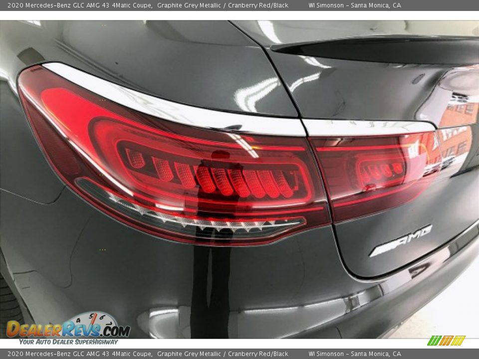 2020 Mercedes-Benz GLC AMG 43 4Matic Coupe Graphite Grey Metallic / Cranberry Red/Black Photo #26