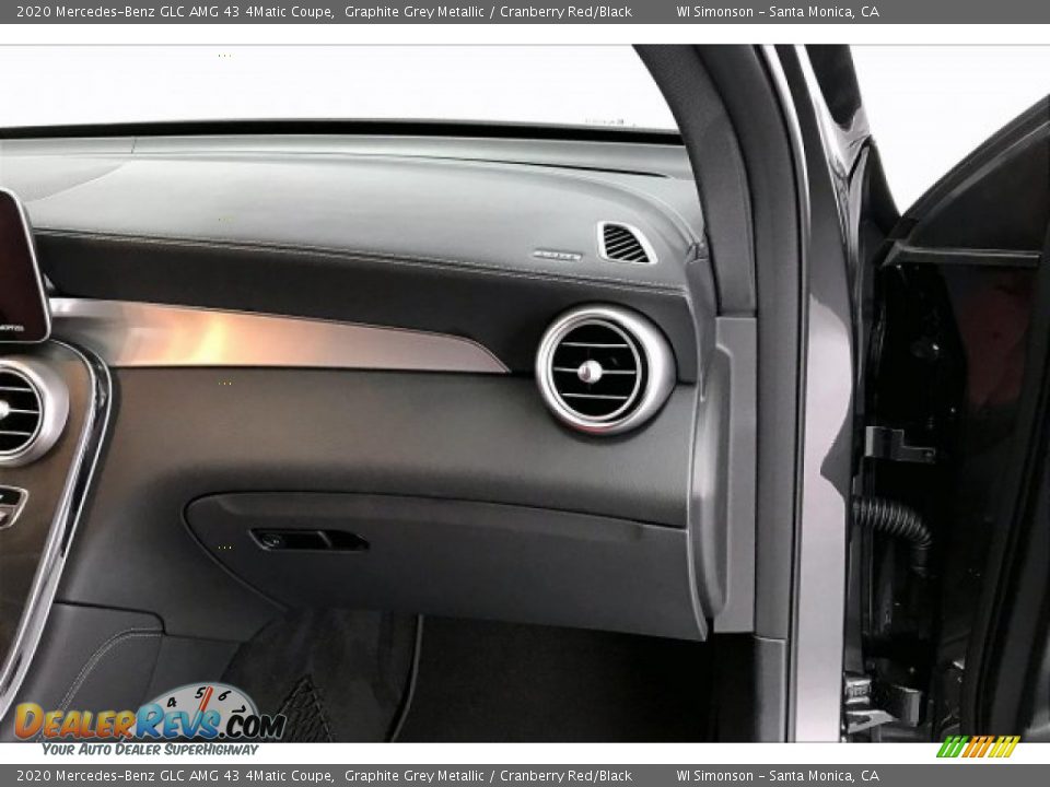 2020 Mercedes-Benz GLC AMG 43 4Matic Coupe Graphite Grey Metallic / Cranberry Red/Black Photo #28