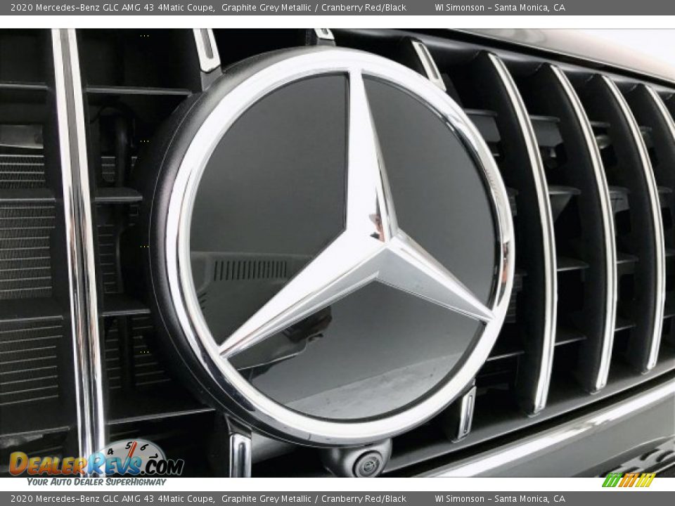 2020 Mercedes-Benz GLC AMG 43 4Matic Coupe Graphite Grey Metallic / Cranberry Red/Black Photo #33