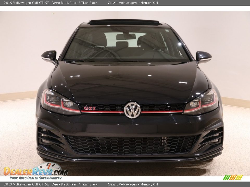 Deep Black Pearl 2019 Volkswagen Golf GTI SE Photo #2