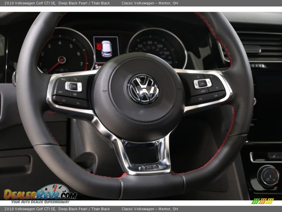 2019 Volkswagen Golf GTI SE Steering Wheel Photo #7
