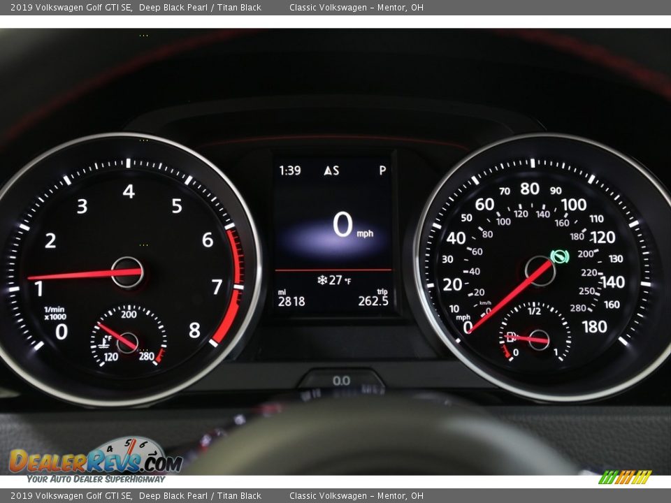 2019 Volkswagen Golf GTI SE Gauges Photo #8