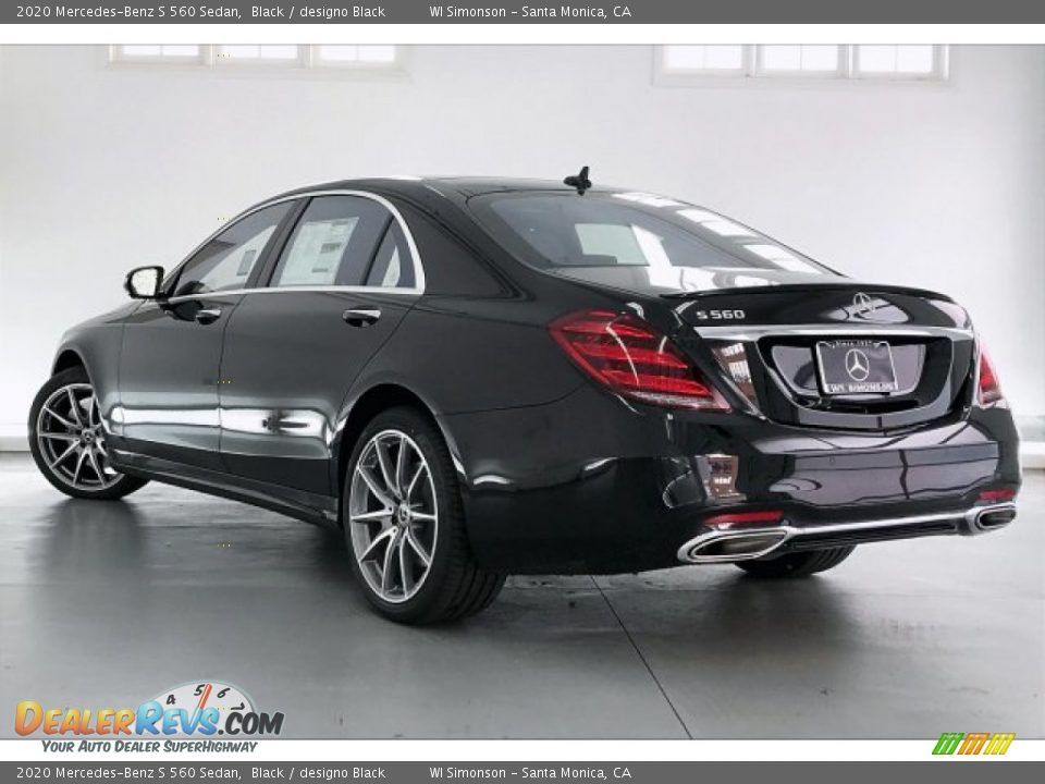 2020 Mercedes-Benz S 560 Sedan Black / designo Black Photo #2