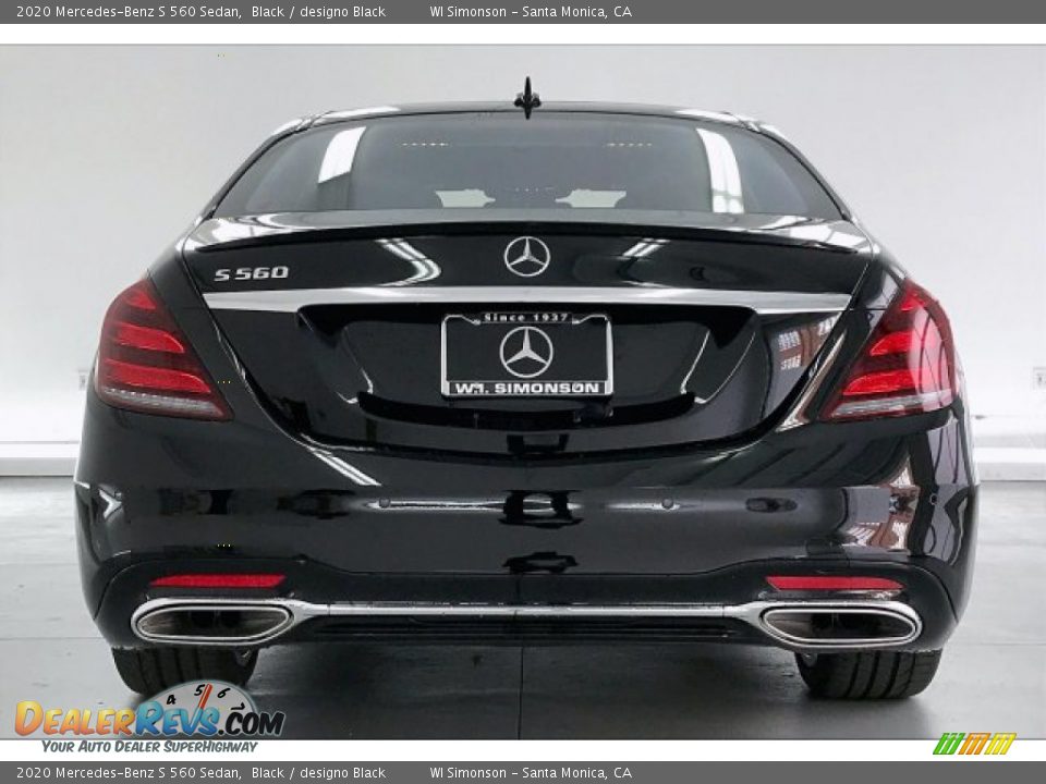 2020 Mercedes-Benz S 560 Sedan Black / designo Black Photo #3