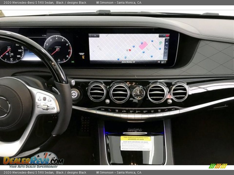 2020 Mercedes-Benz S 560 Sedan Black / designo Black Photo #6