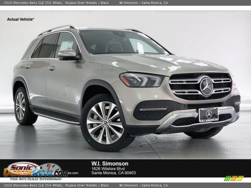 2020 Mercedes-Benz GLE 350 4Matic Mojave Silver Metallic / Black Photo #1