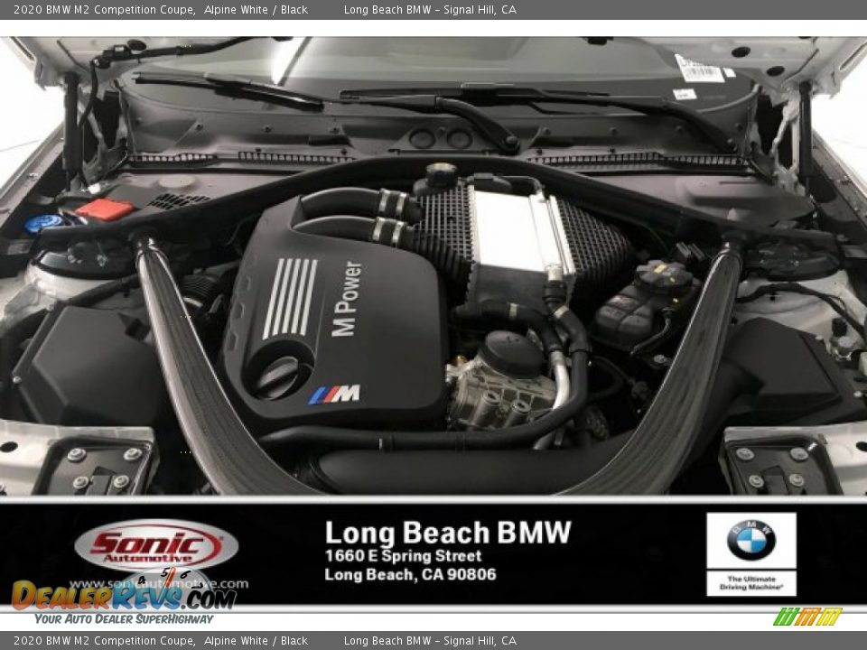 2020 BMW M2 Competition Coupe Alpine White / Black Photo #8