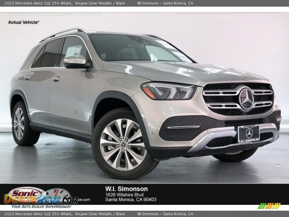 2020 Mercedes-Benz GLE 350 4Matic Mojave Silver Metallic / Black Photo #1