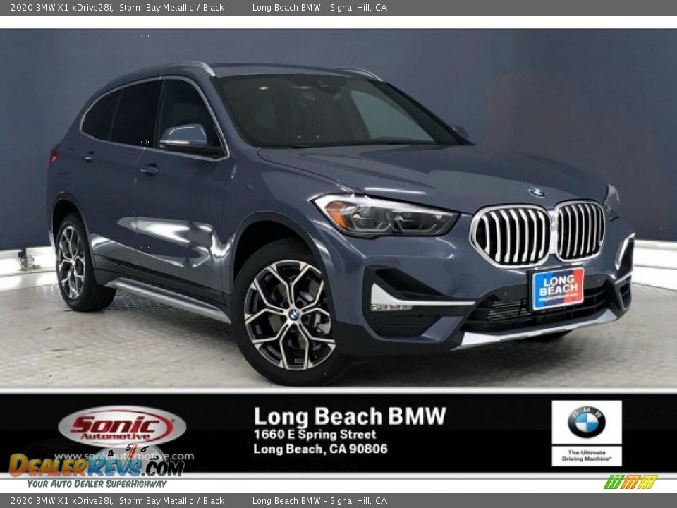 2020 BMW X1 xDrive28i Storm Bay Metallic / Black Photo #1