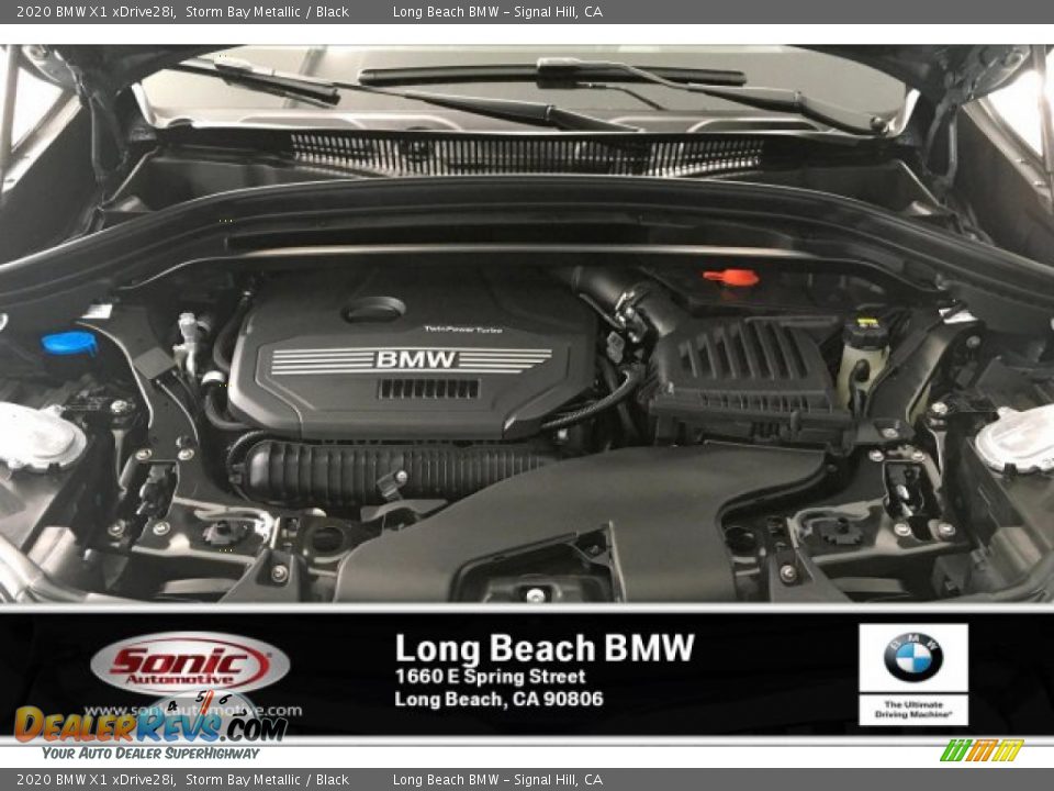 2020 BMW X1 xDrive28i Storm Bay Metallic / Black Photo #8